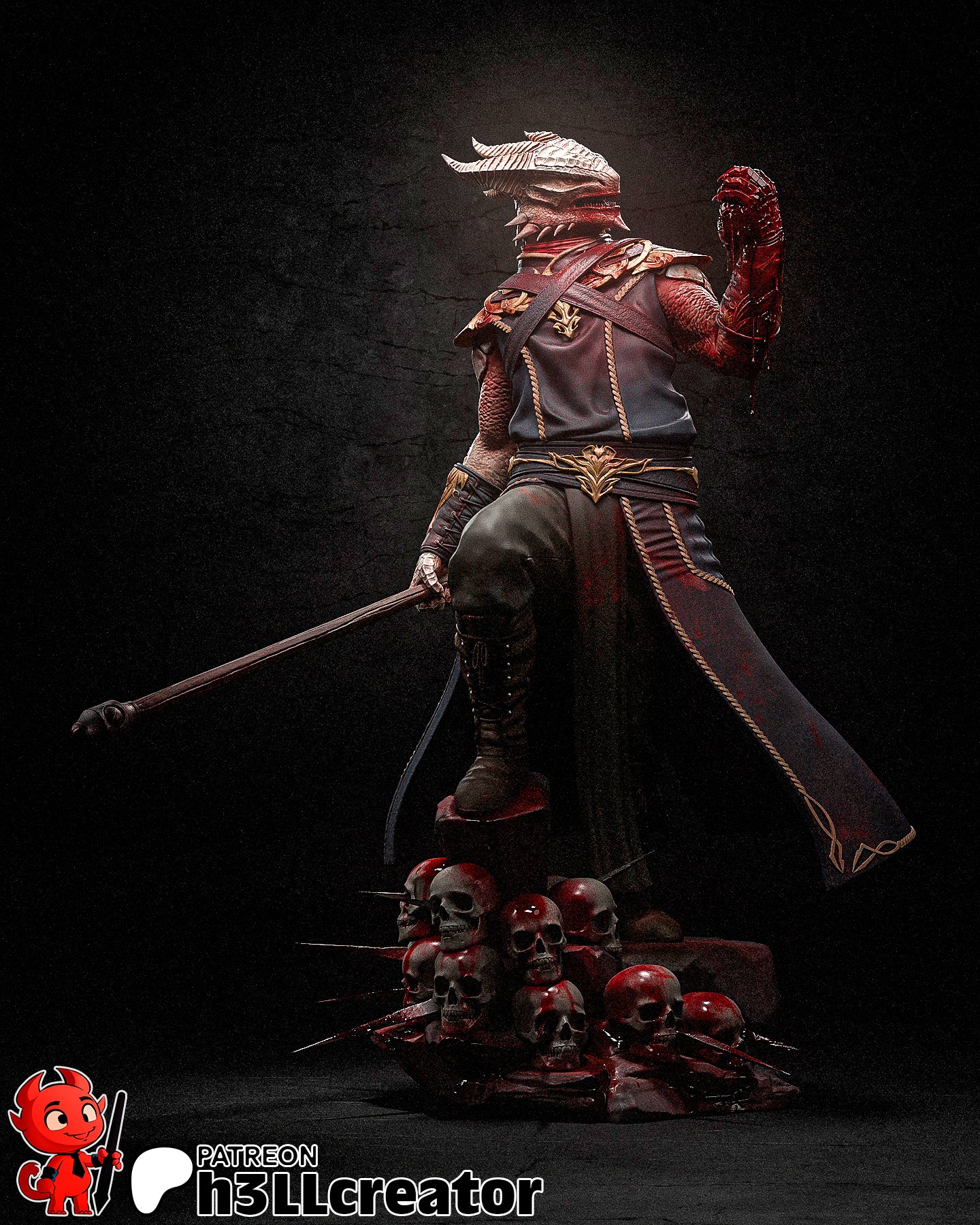 Dark Urge Garage Kit Figure (H3llCreator) – Trisagion Models