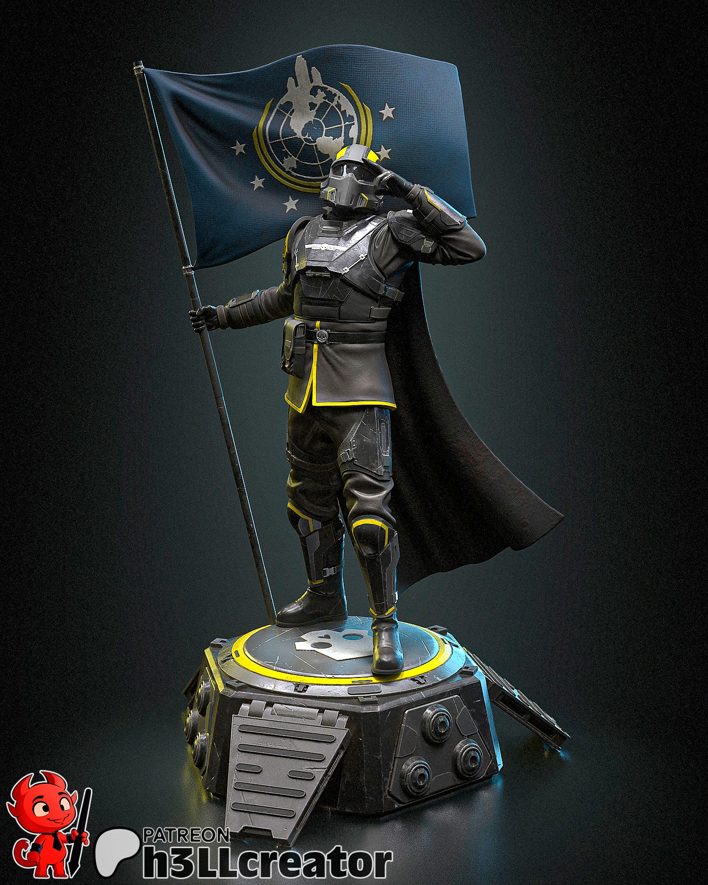 Helldiver Garage Kit Figure – Trisagion Models