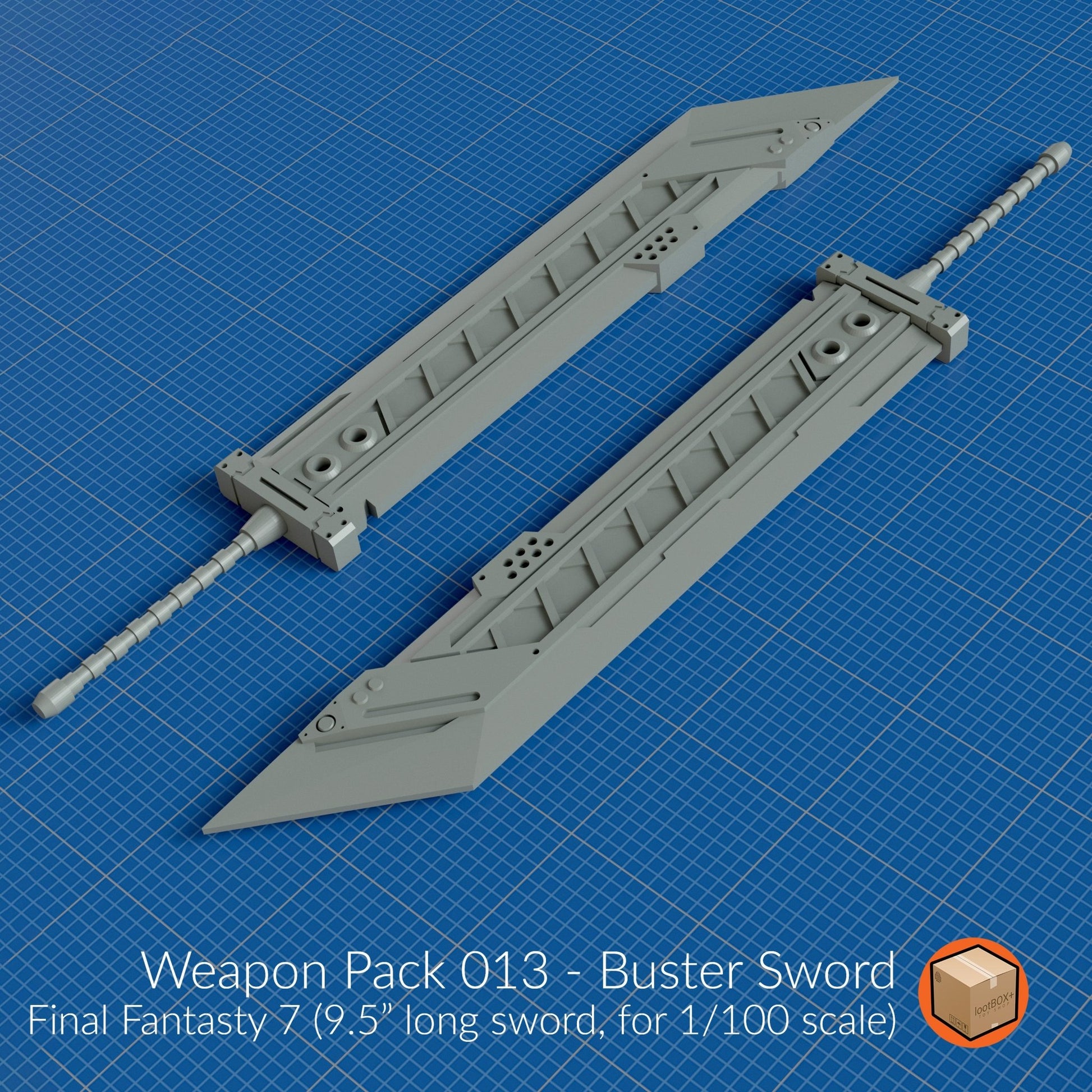 WP013 - Buster Sword (FF7) - Trisagion Models