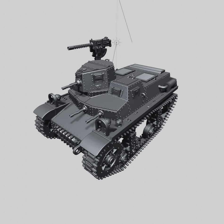 M1931 Combat Car - Marmon Herrington CTLS-4TA - 28mm Wargaming Tabletop Miniatures  | Wargame3D