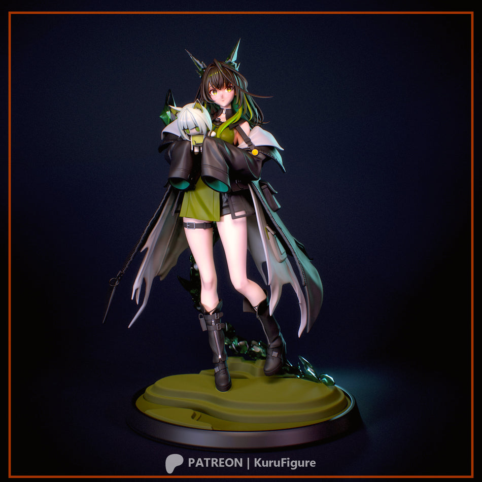 Mon3tr Garage Kit Figure - Arknights Terra | Kuru Figure