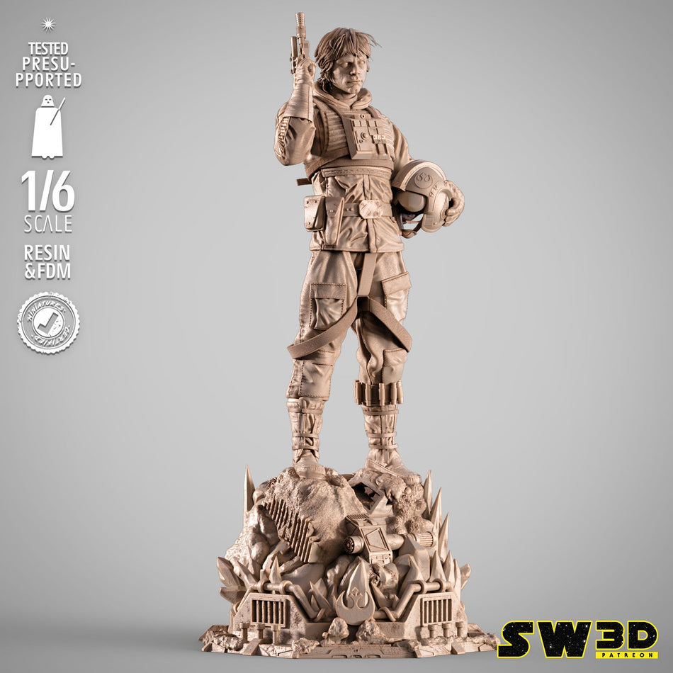 Luke Pilot Statue Garage Kit