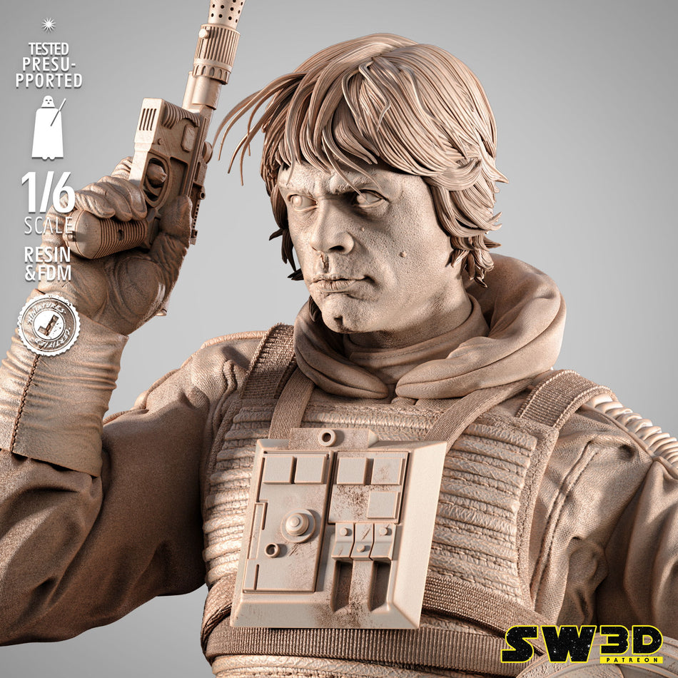 Luke Pilot Statue Garage Kit