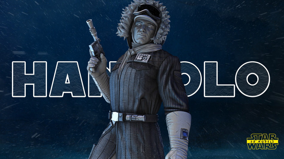 Han Solo Snow Suit Figure