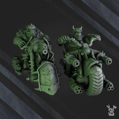 warbiker proxy models for warhammer 40k Ork army