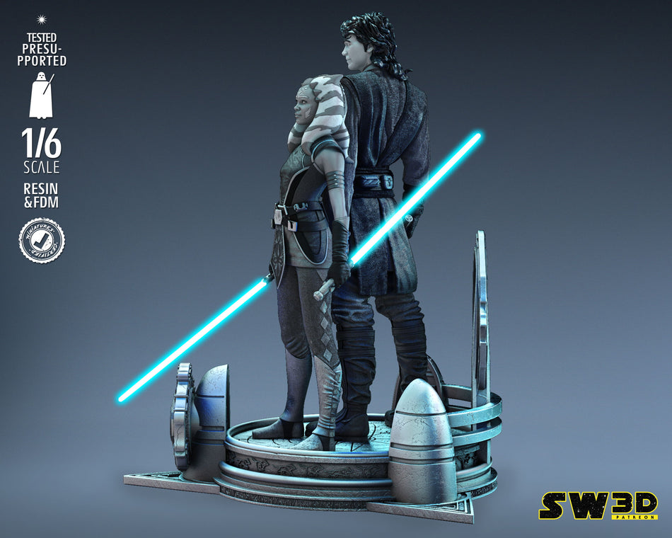 Anakin & Ahsoka Diorama Base Kit