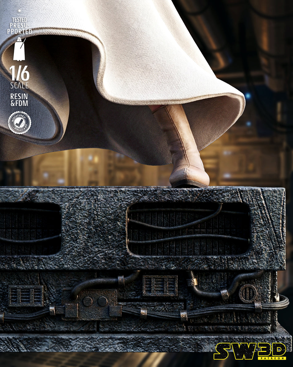 Leia Organa Statue Garage Kit Figure