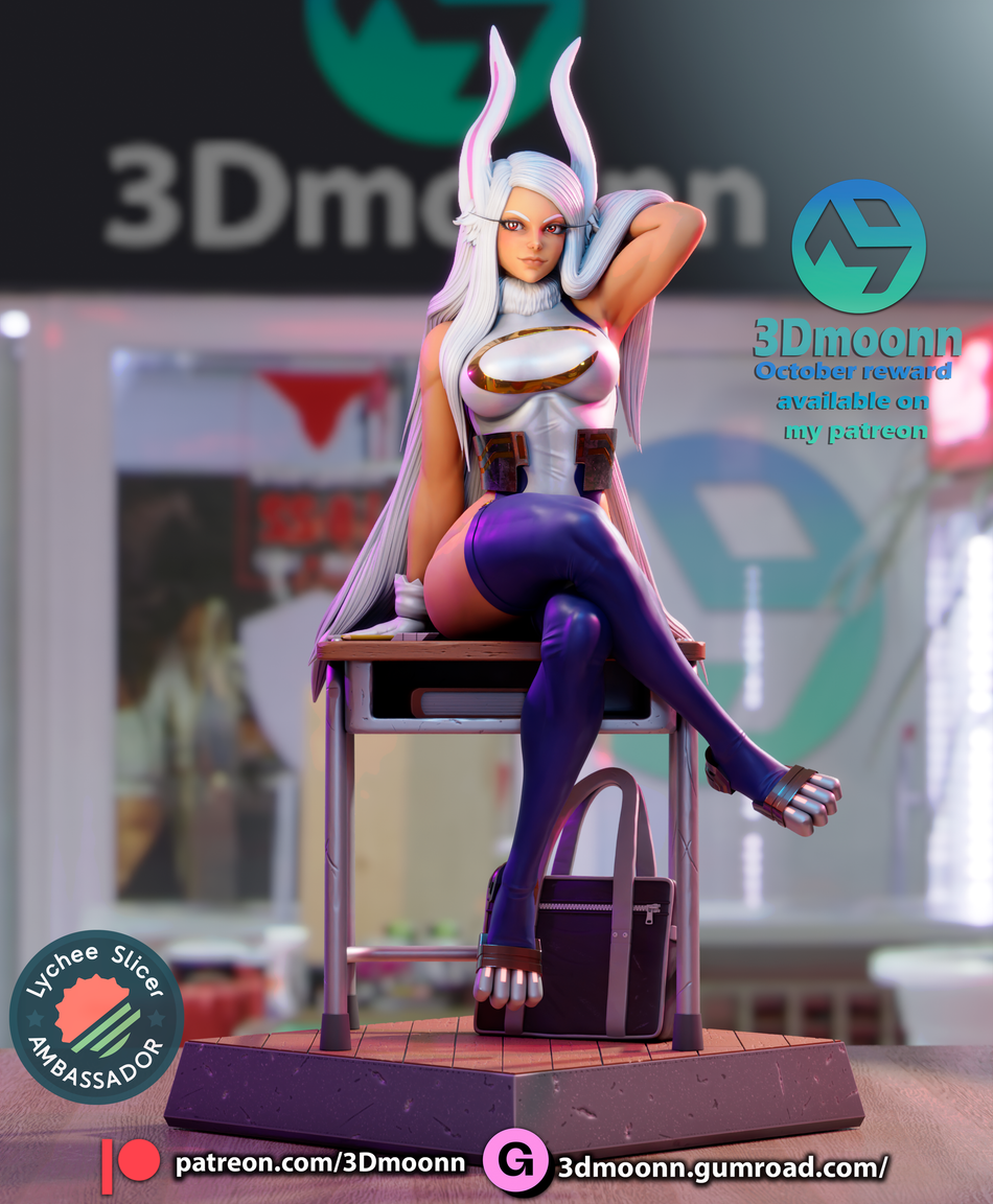 Mirko Garage Kit Figure - Boku no Hero | 3DMoonn