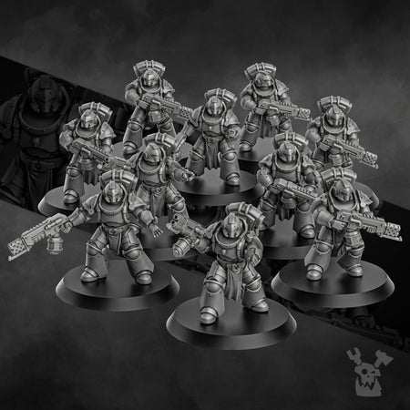 Infernus Squad proxy models for space marines