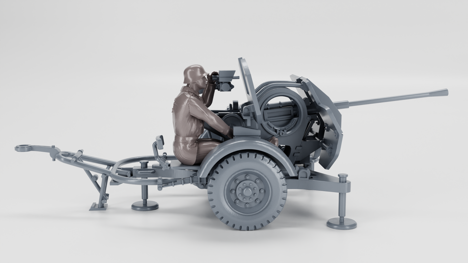 FlaK 38 20mm AA Gun - Germany - WW2 28mm Miniatures for Bolt Action & Tabletop Wargaming | Wargame3D