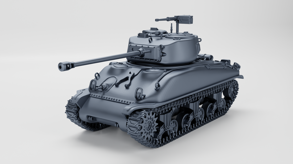 Sherman M4A1 76mm Cast Hull - USA - WW2 28mm Miniatures for Bolt Action & Tabletop Wargaming | Wargame3D