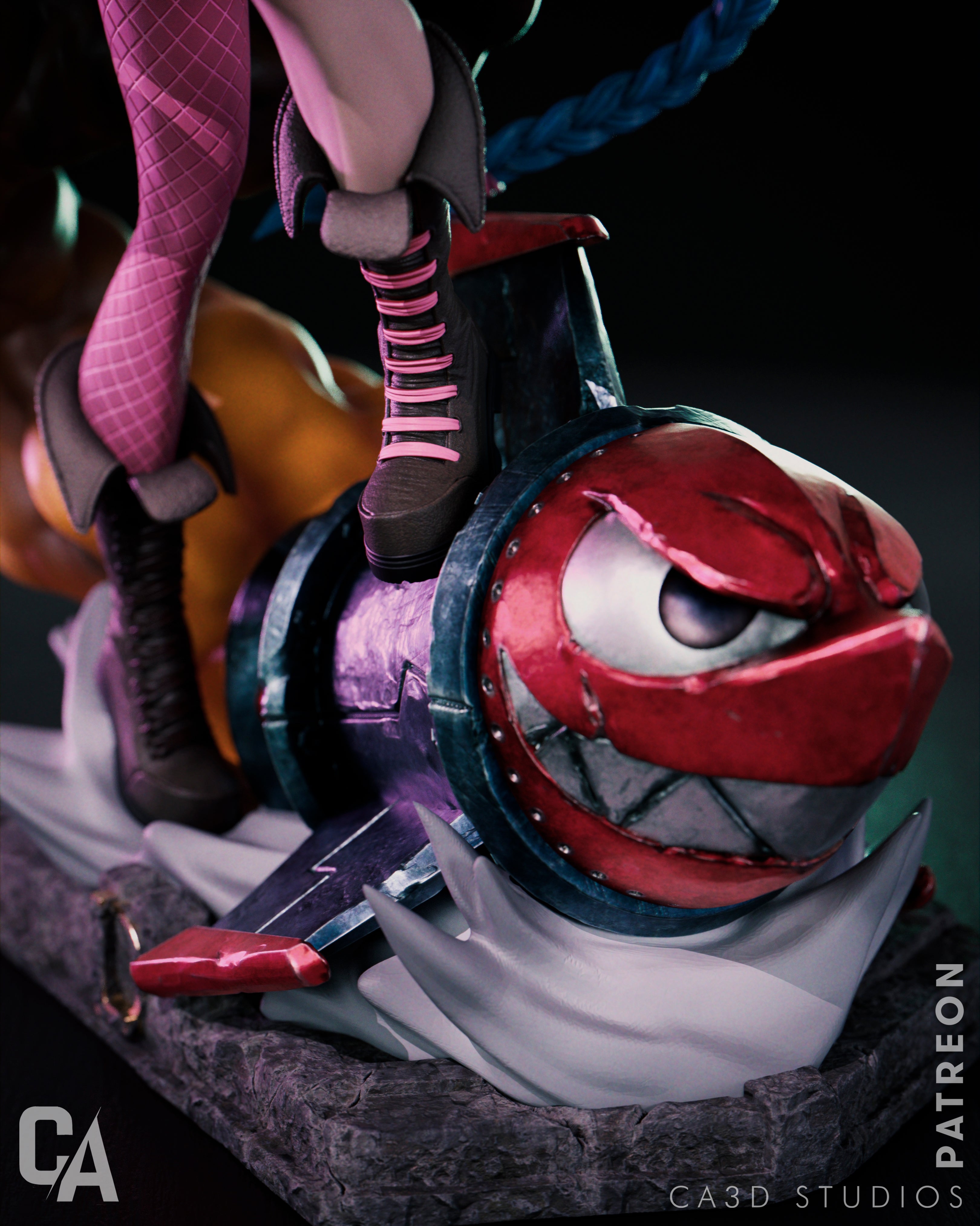 Jinx Garage Kit Figure (CA3D) – Trisagion Models