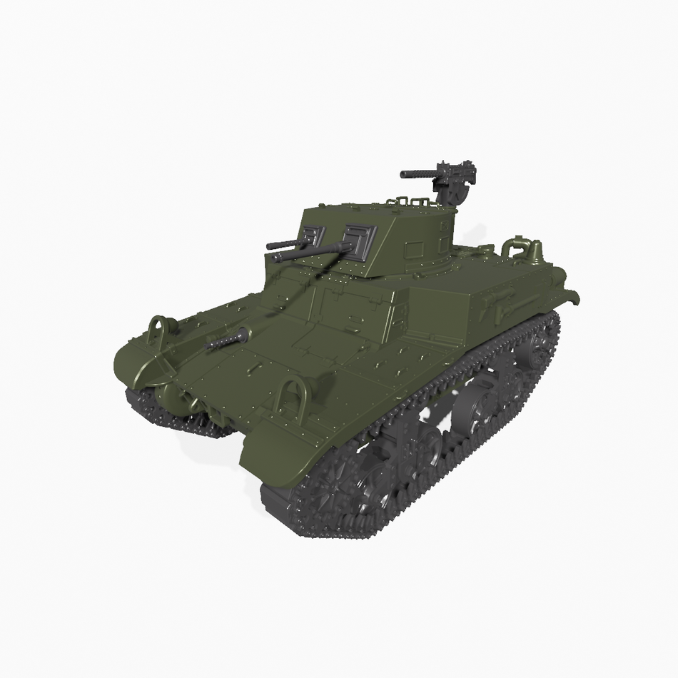 M1 Combat Car (Light Tank M1) - 28mm Wargaming Tabletop Miniatures  | Wargame3D