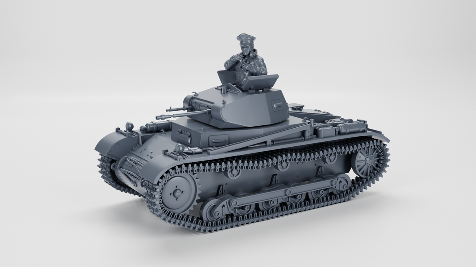 Panzer II Ausf.A - 28mm Wargaming Tabletop Miniatures  | Wargame3D