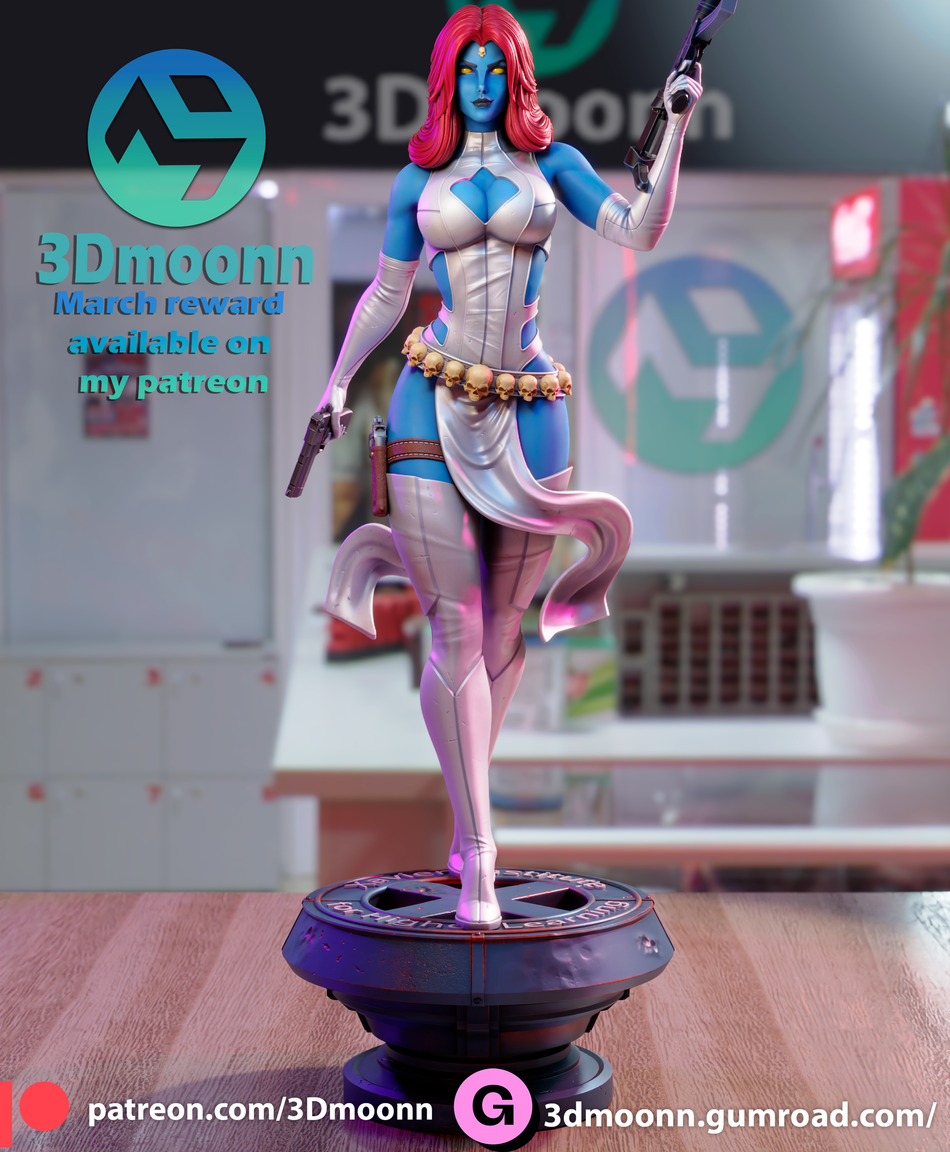 Mystique Garage Kit Figure - Marvel | 3DMoonn