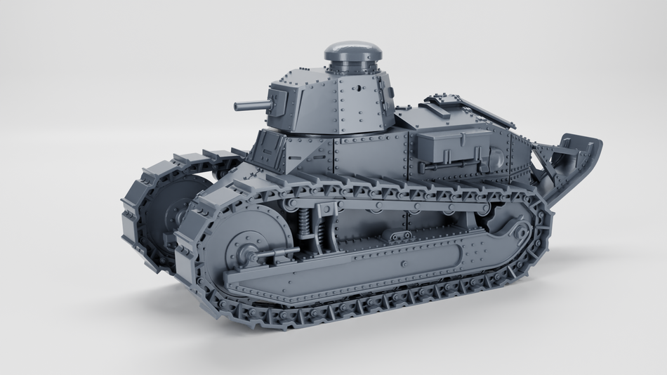 M1917 Light Tank - 28mm Wargaming Tabletop Miniatures  | Wargame3D