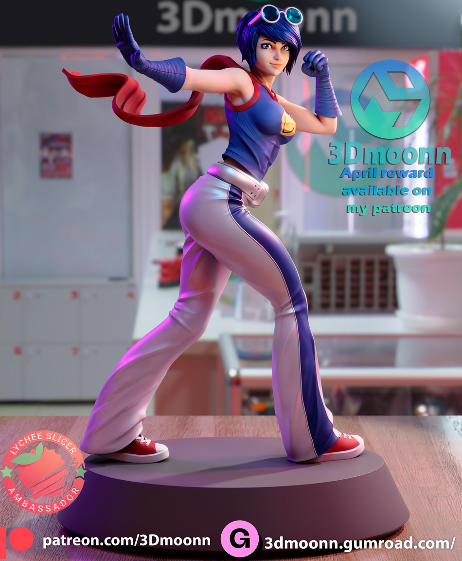 May Lee Garage Kit Figure - King of Fighters | 3DMoonn