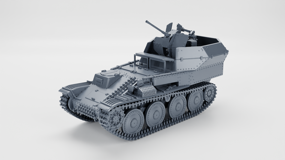 Flakpanzer 38(t) - Germany - WW2 28mm Miniatures for Bolt Action & Tabletop Wargaming | Wargame3D