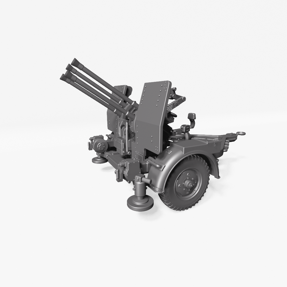 Flakvierling 38 AA Gun 2cm - Germany - WW2 28mm Miniatures for Bolt Action & Tabletop Wargaming | Wargame3D