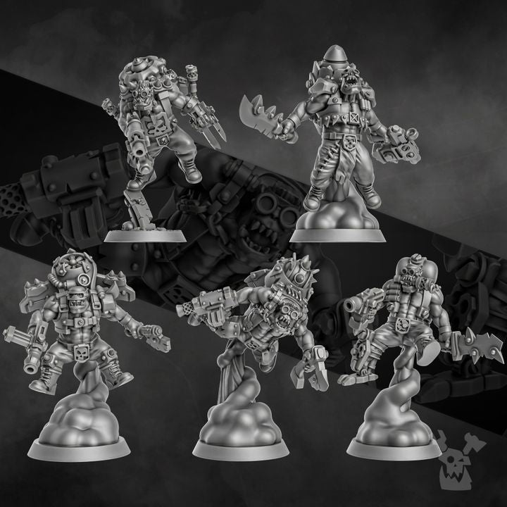 stormboyz proxy models for warhammer 40k Ork army