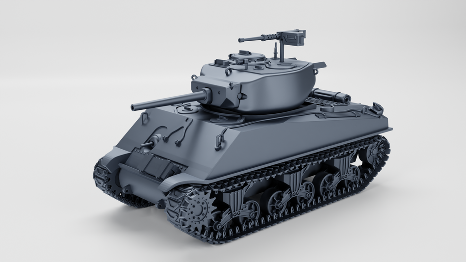 Sherman M4A3E2 Jumbo Cobra King - USA - WW2 28mm Miniatures for Bolt Action & Tabletop Wargaming | Wargame3D