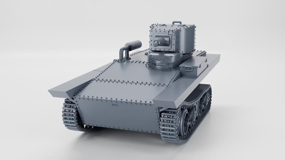 Vickers Carden-Loyd M1931 Light Amphibious Tank - 28mm Wargaming Tabletop Miniatures  | Wargame3D