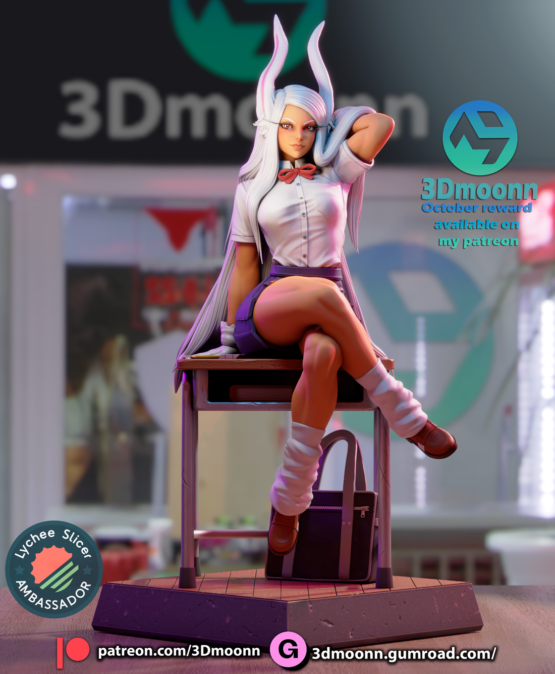 Mirko Garage Kit Figure - Boku no Hero | 3DMoonn – Trisagion Models