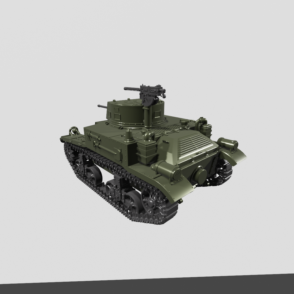 M1 Combat Car (Light Tank M1) - 28mm Wargaming Tabletop Miniatures  | Wargame3D