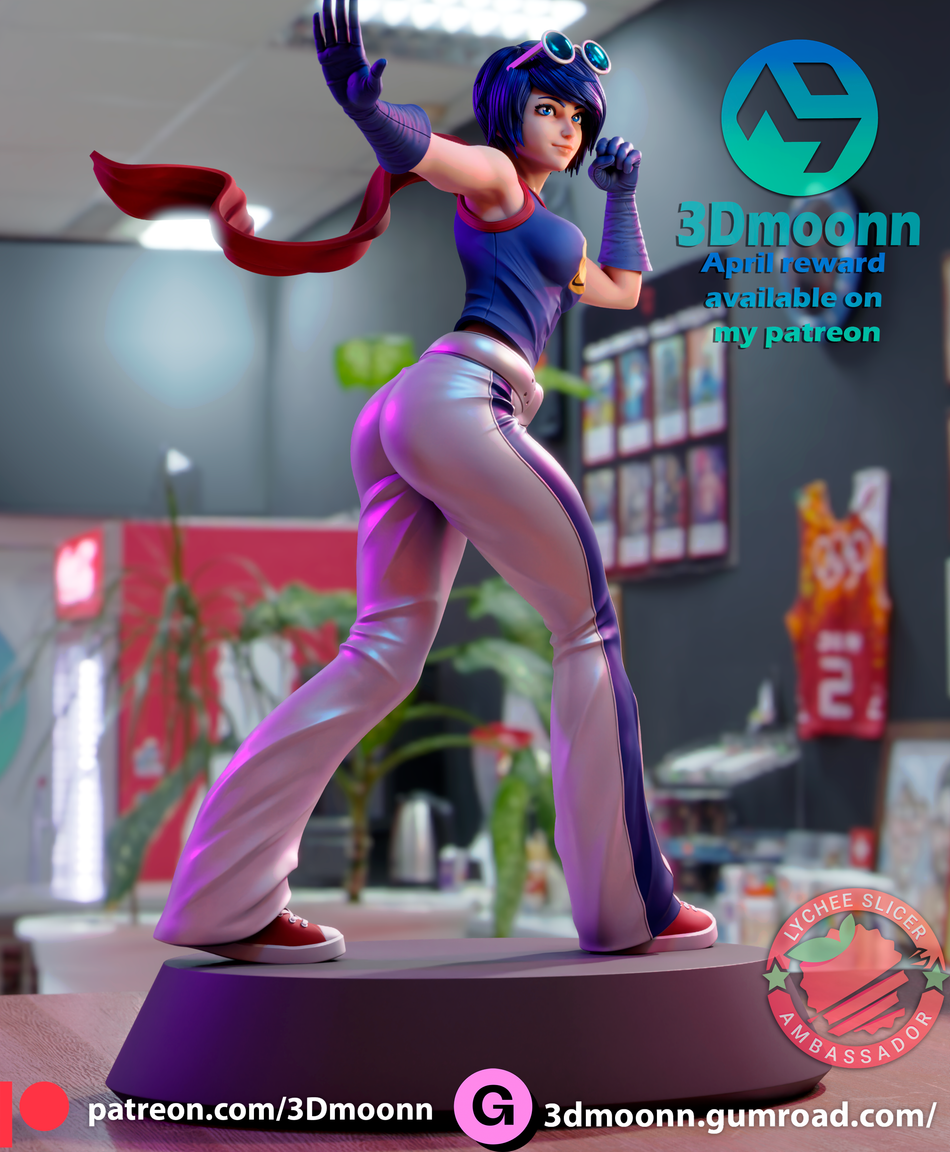 May Lee Garage Kit Figure - King of Fighters | 3DMoonn