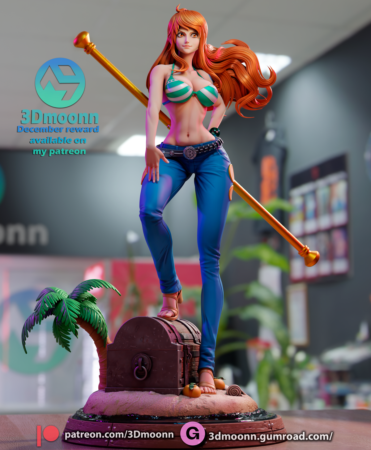 Nami Garage Kit Figure - One Piece | 3DMoonn – Trisagion Models Nami Garage Kit Figure - One Piece | 3DMoonn – Trisagion Models