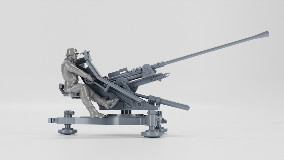 FlaK 36 37mm AA Gun - Germany - WW2 28mm Miniatures for Bolt Action & Tabletop Wargaming | Wargame3D