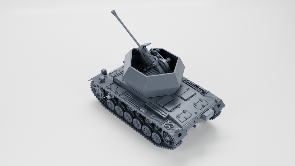 Flakpanzer III - Flak 43 3.7cm - Germany - WW2 28mm Miniatures for Bolt Action & Tabletop Wargaming | Wargame3D