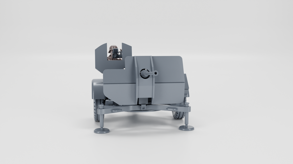 FlaK 38 20mm AA Gun - Germany - WW2 28mm Miniatures for Bolt Action & Tabletop Wargaming | Wargame3D