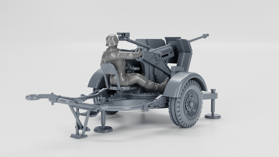 FlaK 30 20mm AA Gun - Germany - WW2 28mm Miniatures for Bolt Action & Tabletop Wargaming | Wargame3D