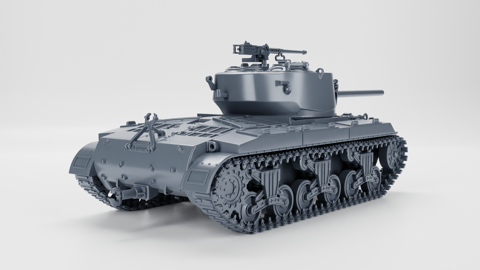 T23 Medium Tank - USA - WW2 28mm Miniatures for Bolt Action & Tabletop Wargaming | Wargame3D