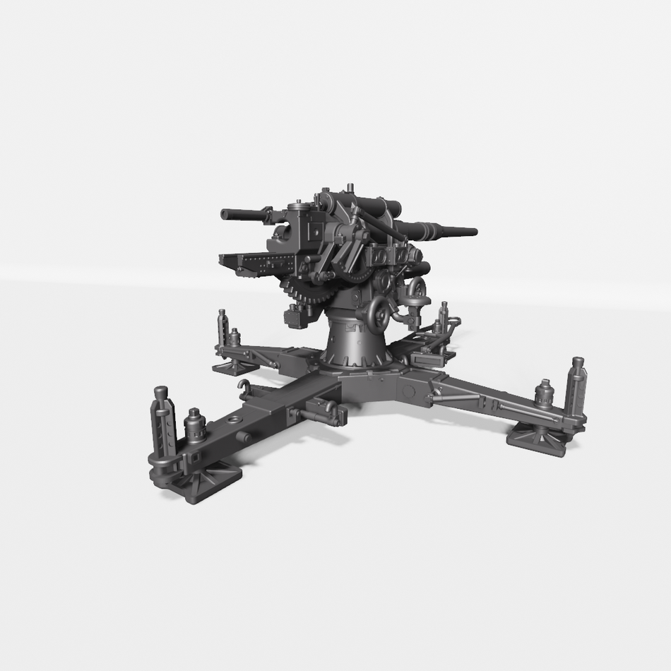 FlaK 37 AA Gun 8.8cm - Germany - WW2 28mm Miniatures for Bolt Action & Tabletop Wargaming | Wargame3D