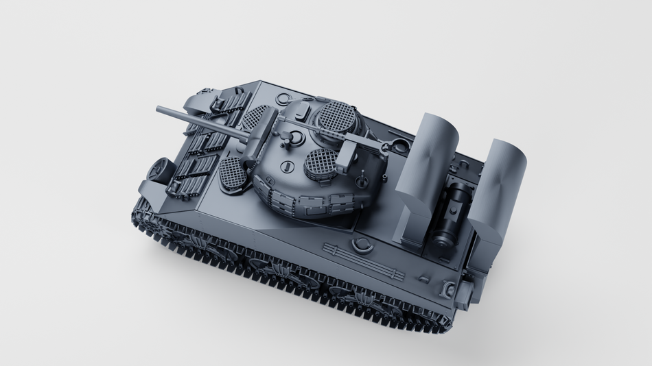 Sherman M4A3(75)W "Beelzebub" - USA - WW2 28mm Miniatures for Bolt Action & Tabletop Wargaming | Wargame3D