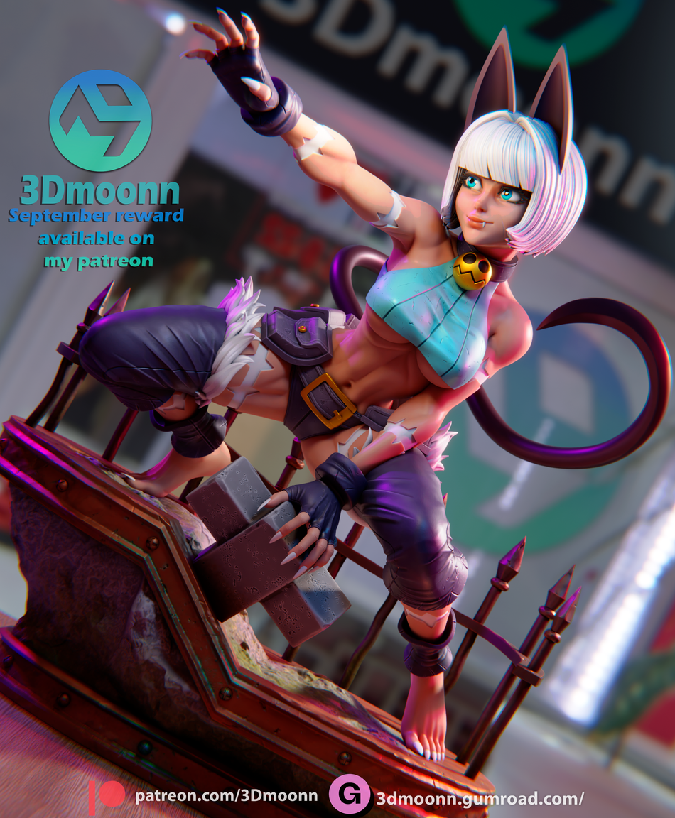 Ms. Fortune Garage Kit Figure - Skullgirls | 3DMoonn