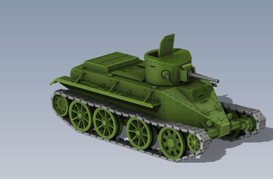 Light Tank BT-2 - 28mm Wargaming Tabletop Miniatures  | Wargame3D