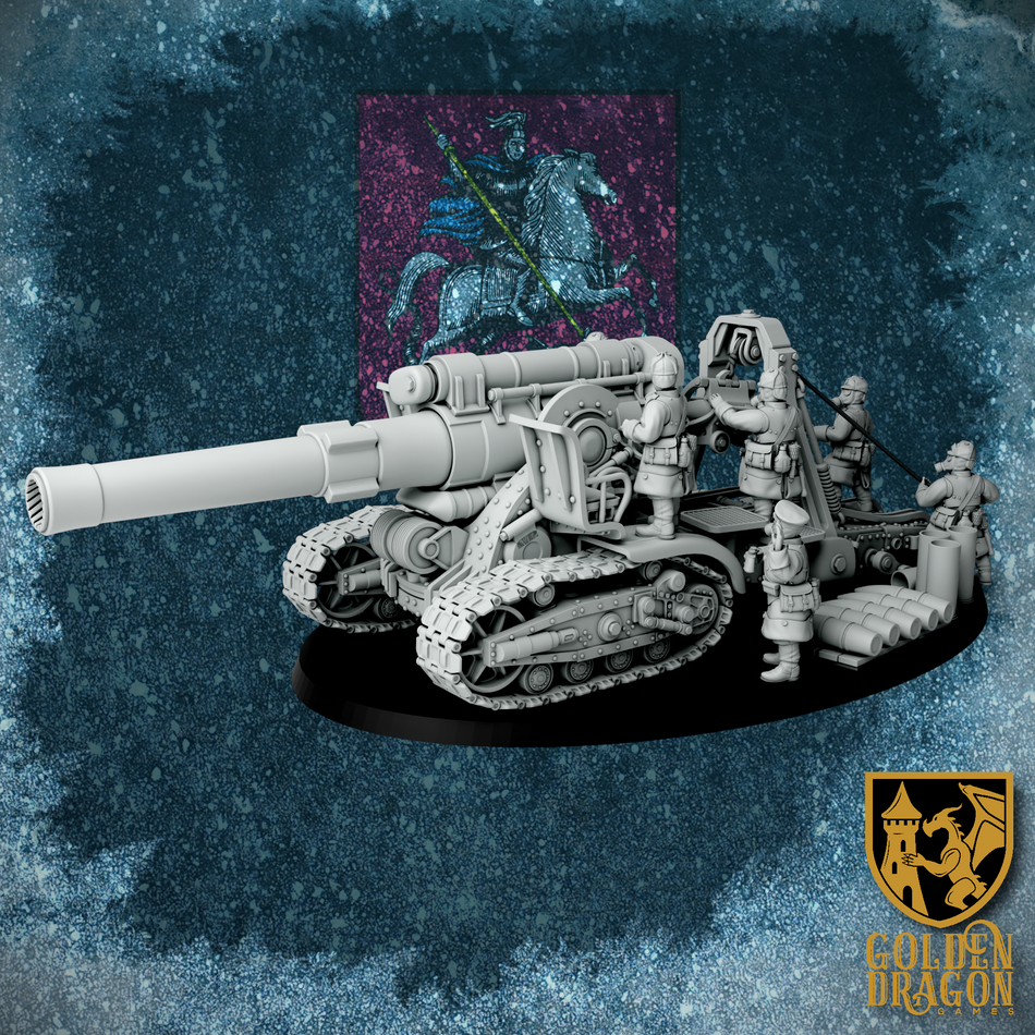 U-19 St. Barbara Tracked Howitzer - Russian Empire