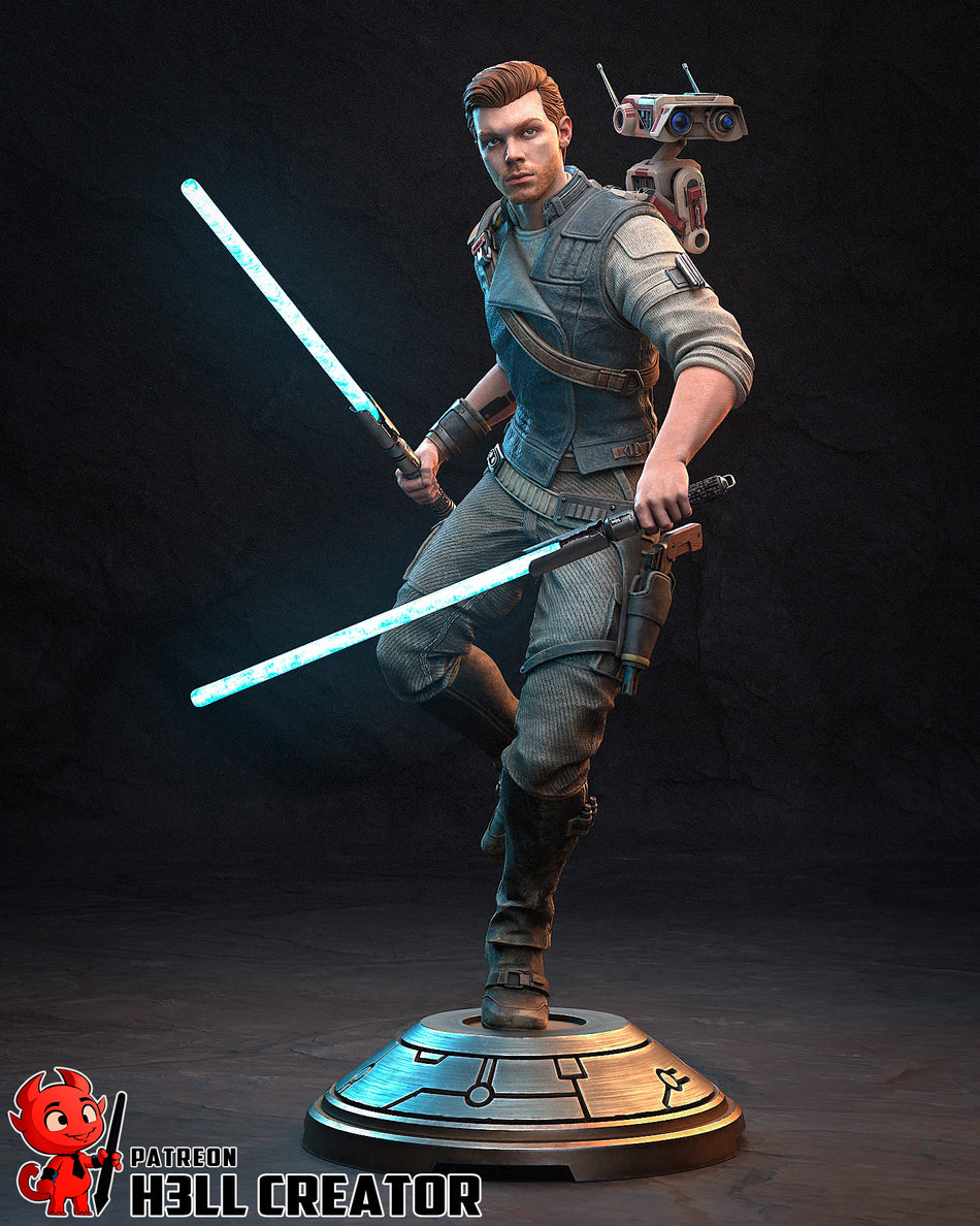 Cal Kestis Garage Kit Figure - Star Wars | H3LLCreator