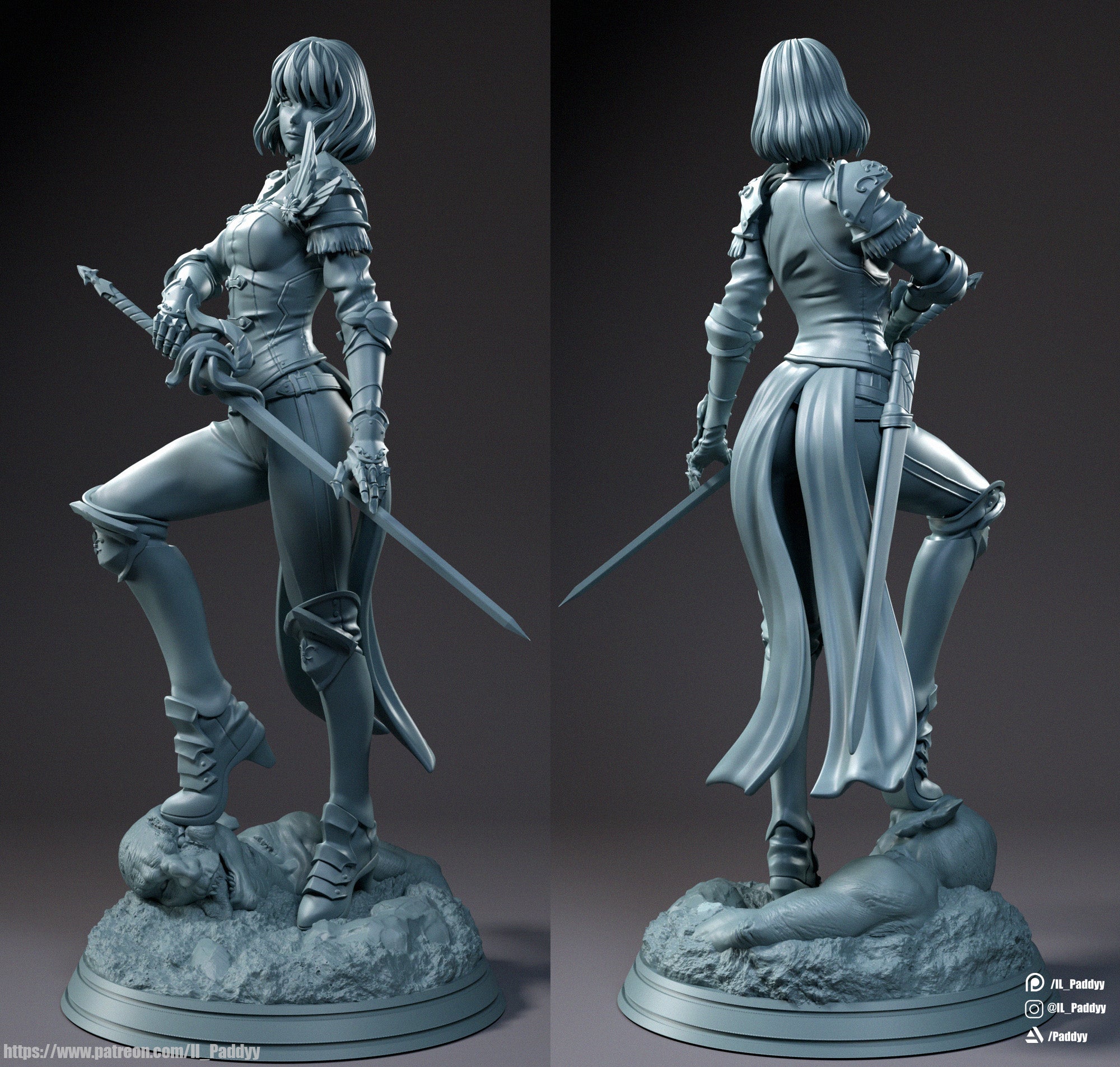 Cha Hae-In Garage Kit Figure (Solo Leveling) – Trisagion Models