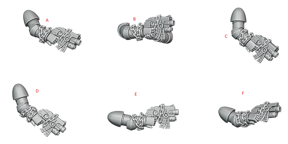 Chain Bolt Pistols - Space Templars