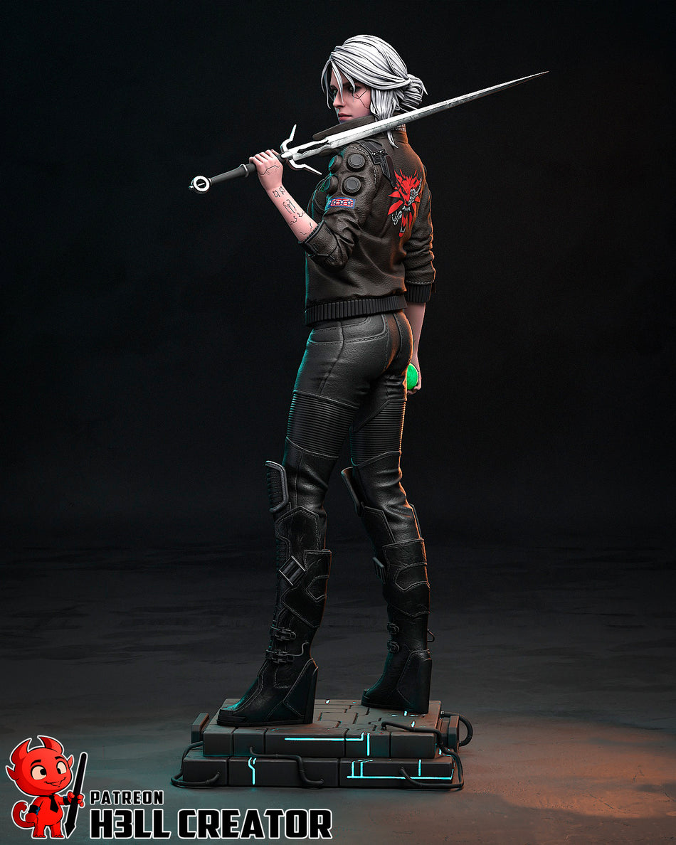 Ciri Garage Kit Figure - The Witcher | H3LLCreator