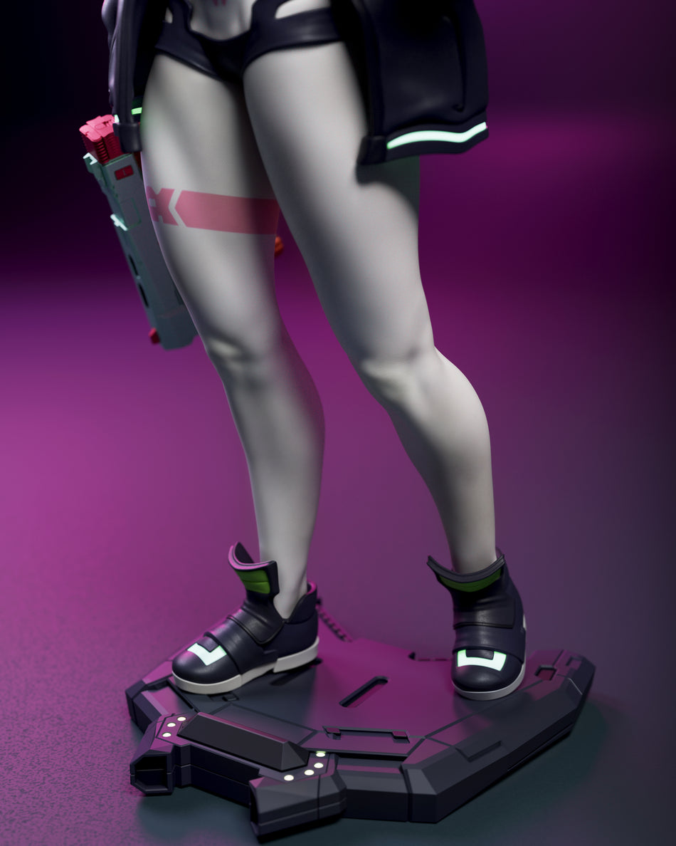 Rebecca Garage Kit Figure - Cyberpunk: Edgerunners | CA3D Studios