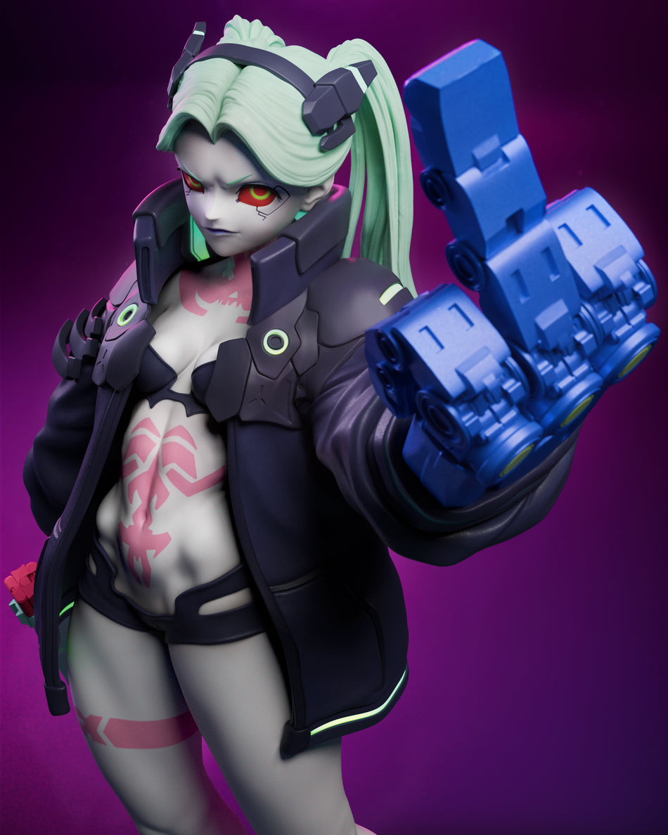 Rebecca Garage Kit Figure - Cyberpunk: Edgerunners | CA3D Studios