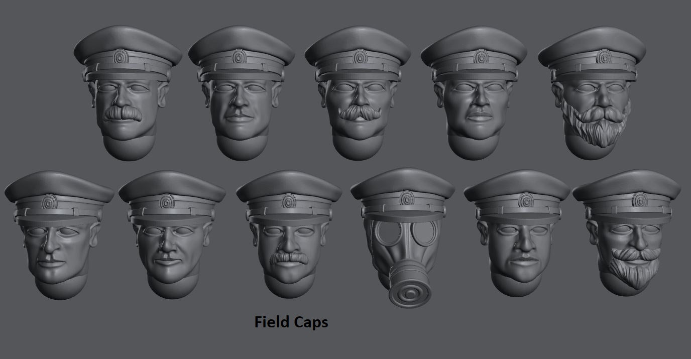 Russian Empire - Line Infantry Bodies & Heads