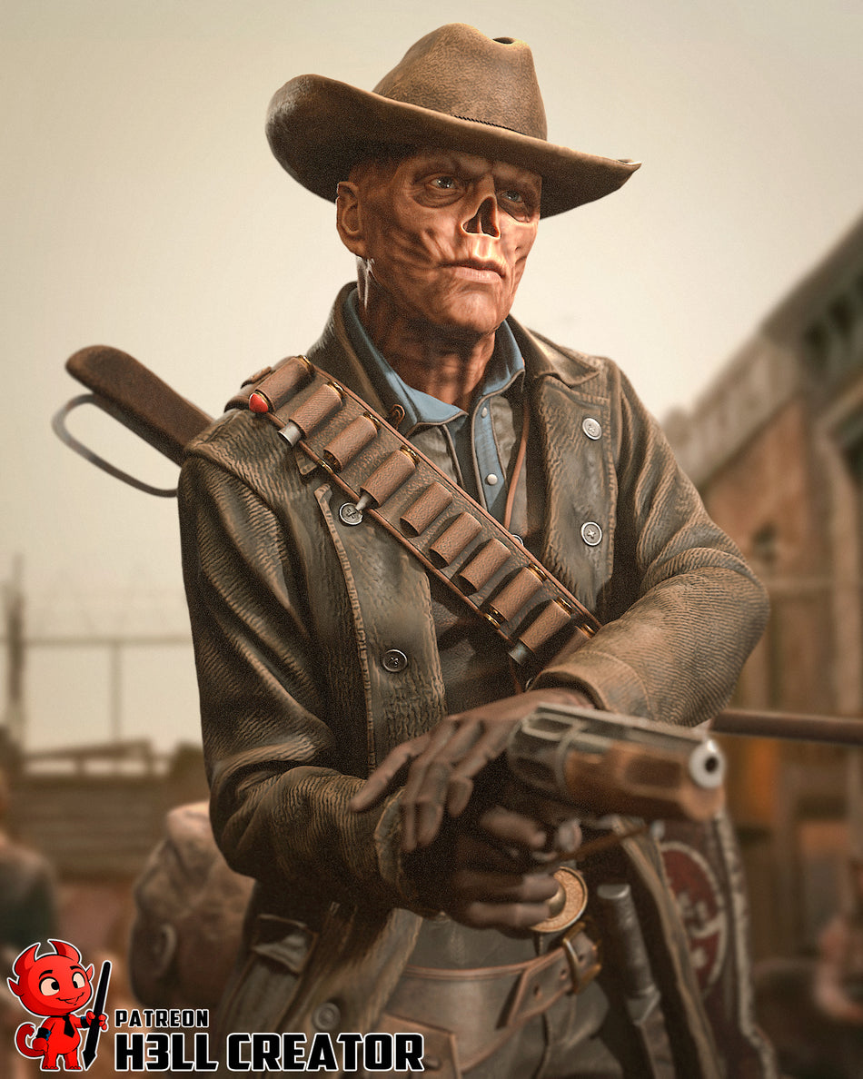 The Ghoul [Cooper Howard] Garage Kit Figure - Fallout | H3LLCreator