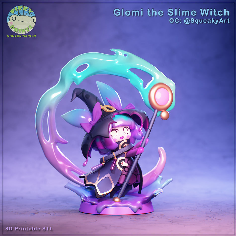 Glomi Slime Witch Figure