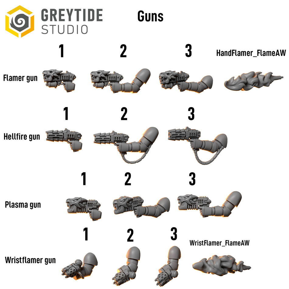 Guns - Anvil Wardens | Greytide Studios